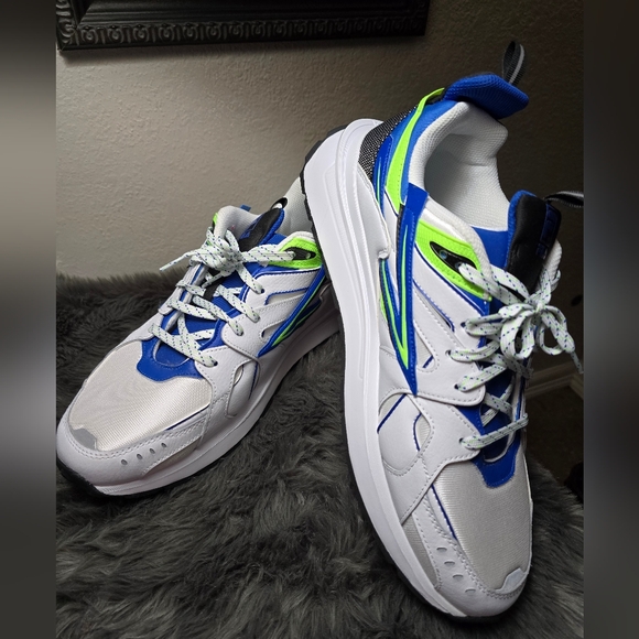 FILA Sandenal White Leather Lifestyle Men's Sneakers Shoes Big & Tall - Picture 11 of 16